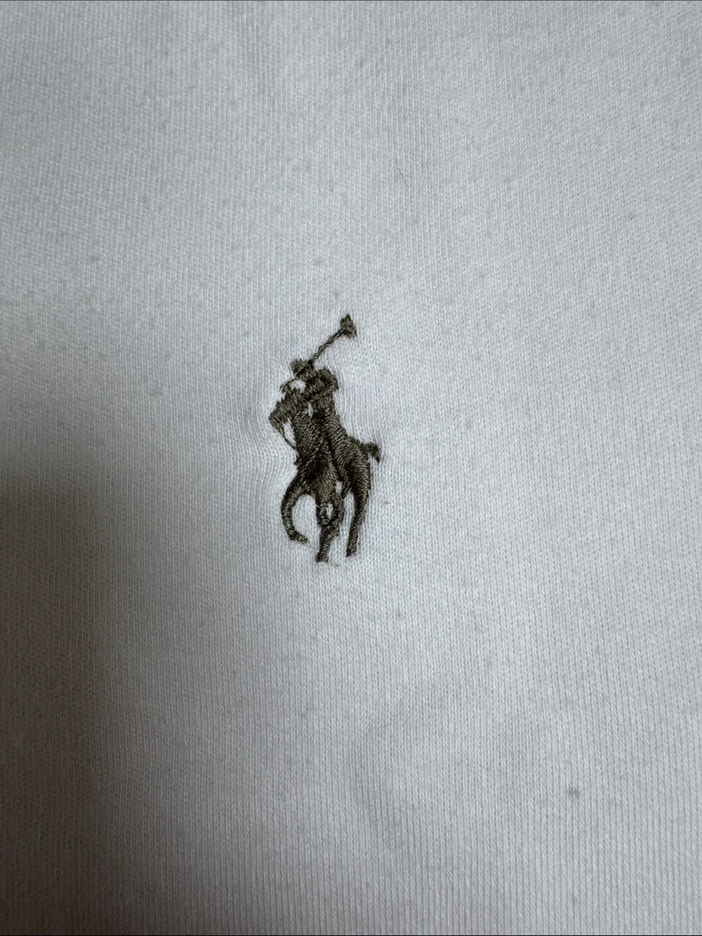 Polo by Ralph Lauren White Men's Polo Shirt with Embroidered Pony